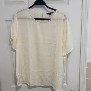 Banana Republic Factory Cream Blouse